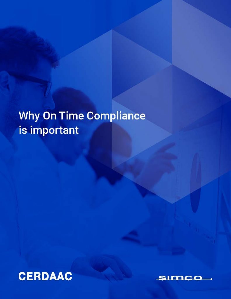 cover page for why on time compliance is importank