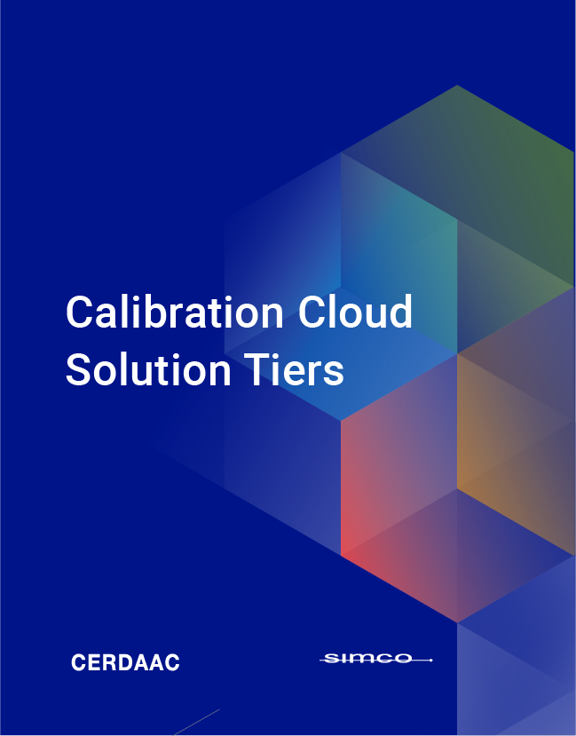 cerdaac calibration cloud solution tiers