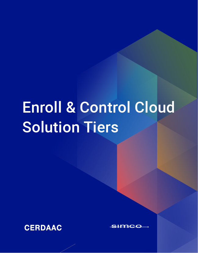 cerdaac enroll and control solution tiers