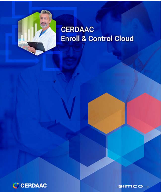 cerdaac enroll and control data sheet