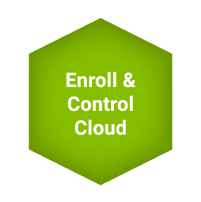enroll and control cloud icon