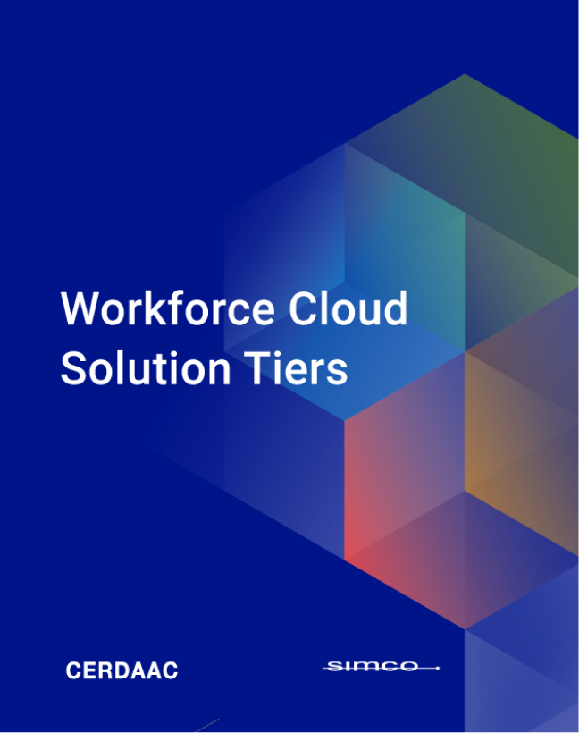 cerdaac workforce cloud solution tiers