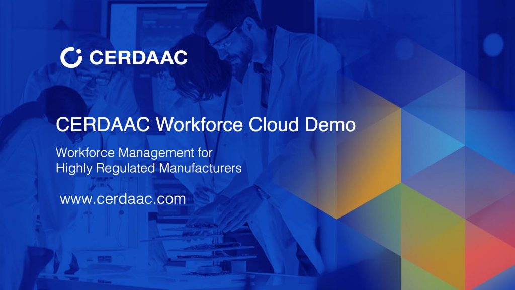 CERDAAC Workforce Cloud Software Demo Slides
