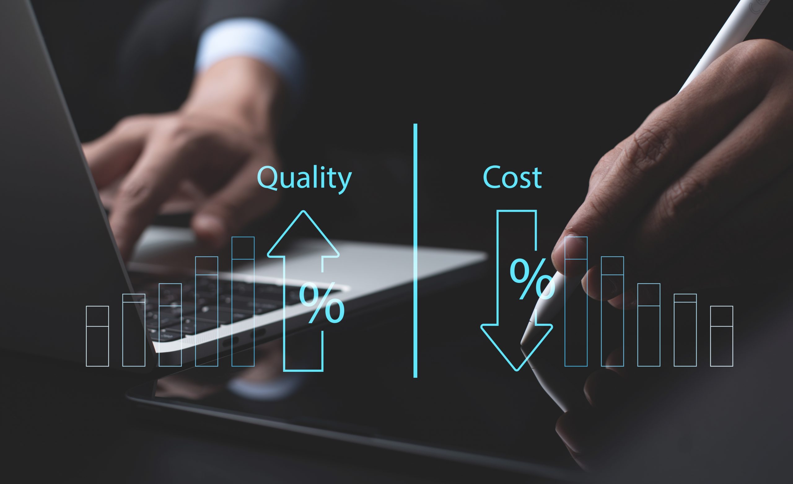 costandqualitycontrolbusinessstrategyandprojectmanagementconcept